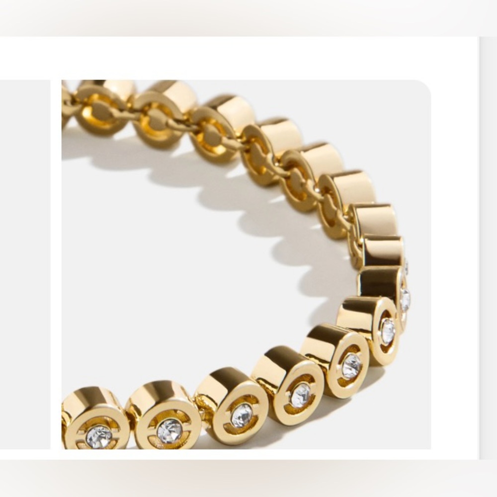 Baublebar Addison Gold/Pave Bracelet with Crystal Accents